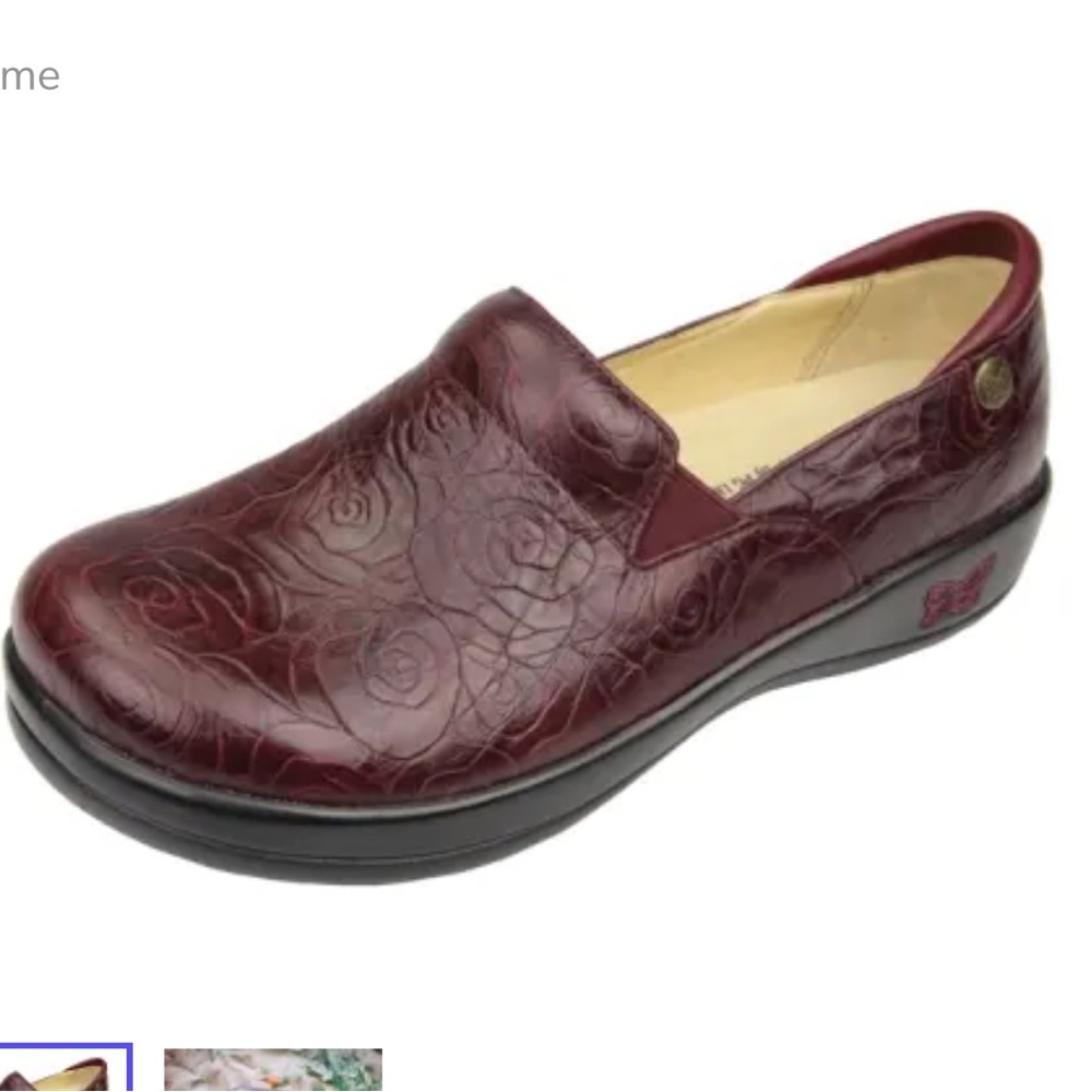 Allegra size 9/39 Keli Pro wine rosette. EUC, no call outs. Lots of life left.